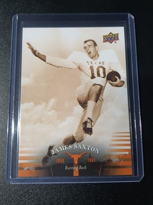 #3 - James Saxton - Upper Deck University of Texas 2011 - Texas Longhorns