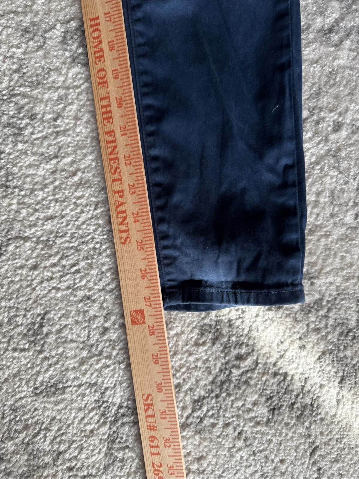 Uniqlo Men’s Ultra Stretch Color Jeans Skinny Tapered Mid-Rise Blue Small- 27-30 thumbnail 8