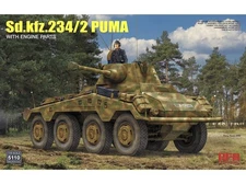 Rye Field Model - Sd.Kfz.234/2 PUMA with Engine Parts, 1/35, RFM-5110