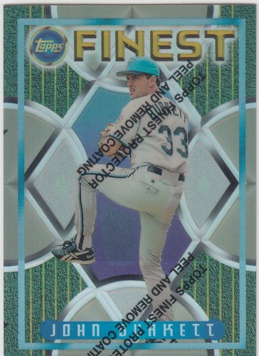1995 Topps Finest John Burkett #285 card