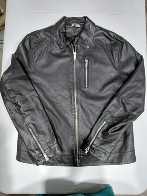 Divided H&M Pleather Bomber Jacket