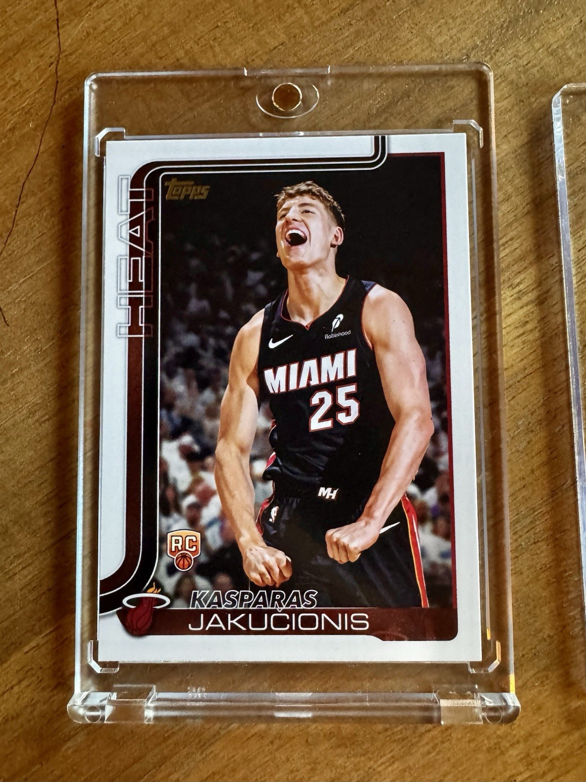 🔥2025-26 Topps #220 Kasparas Jakucionis Golden Mirror SSP Rookie RC Heat 🔥