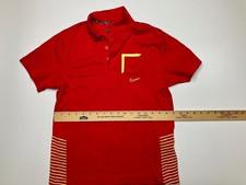 Nike Golf Dri-Fit Youth Size Large Red Polo