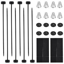 2 Set Automotive Fan Mounting Kit, Radiator Fan Zip Ties, Electric Radiator