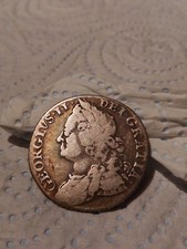 1758 Shilling George ii Great Tone And Detail Wonderful Condition..