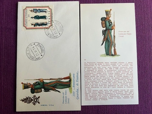 1974 FDC ITALY REPUBLIC 200TH ANNIVERSARY GUARDIA DI FINANZA