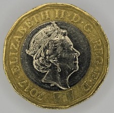 2017 One Pound Coin - very rare Mint Error