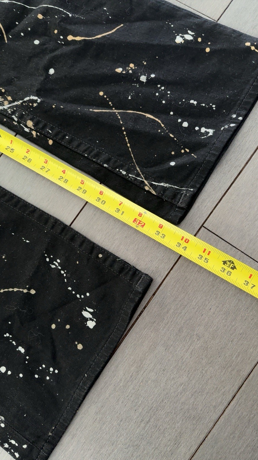 True Religion NWT Straight Paint Splatter Mens Jeans Size 34x34 thumbnail 6