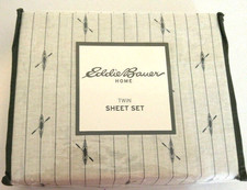 Eddie Bauer Twin Sheet Set 3 Pieces  Kayak Ca...