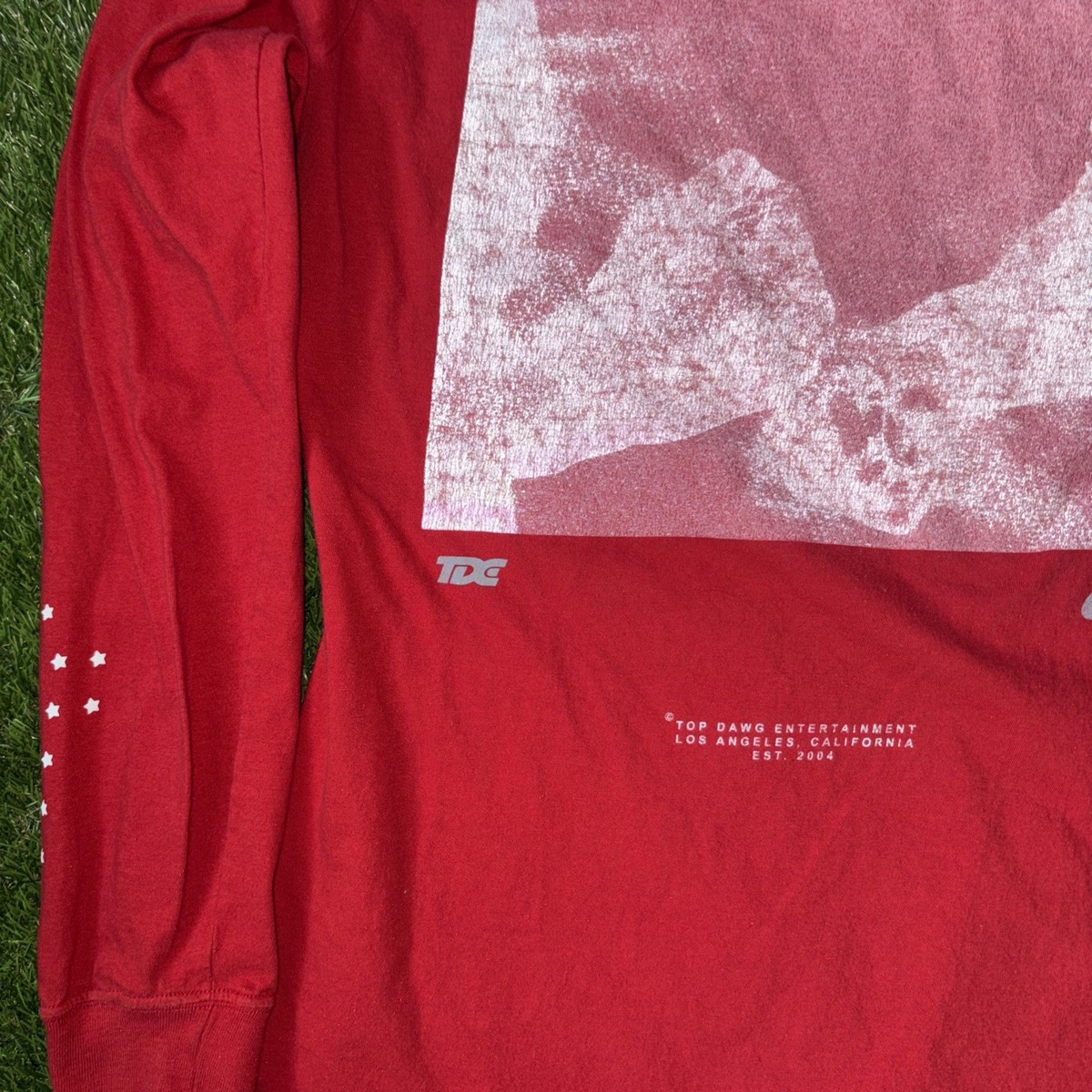 DAMN VINTAGE SHORT SLEEVE JERSEY ケンドリック Kendrick Lamar x Nike Damn Shirt Mens M Red Exclusive TDE