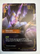 Kha'Zix - Evolving Hunter (Alternate Art) 119A/219 Unleashed Riftbound Foil NM — live eBay listing