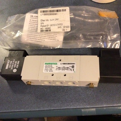 New 226-749B Numatics L11BB552B000061 24VDC 0.15A VDE 0580