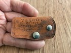 TYDOL  Veedol Oil Co Key FOB TYDOL OIL CO Genuine Leather 1930’s 1950’s — photo 5