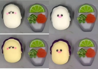 Sooo Soft Oysters 2 Trading Card Set of 4 Collectibles from Capsule Toy