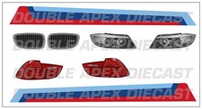 Matchbox Bmw 3 Series Touring Waterslide Decals Motorsports Stripes Lights