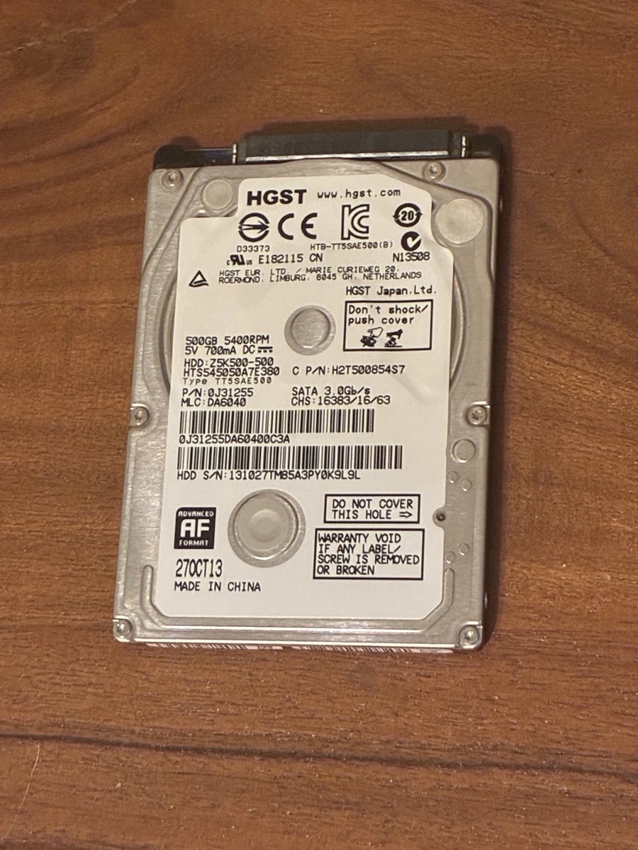 HGST 500 GB SATA III Internal Hard Disk Drives for sale | eBay