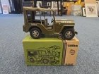 Vintage TONKA 1965/6 Pressed Steel Army jeep commander w box