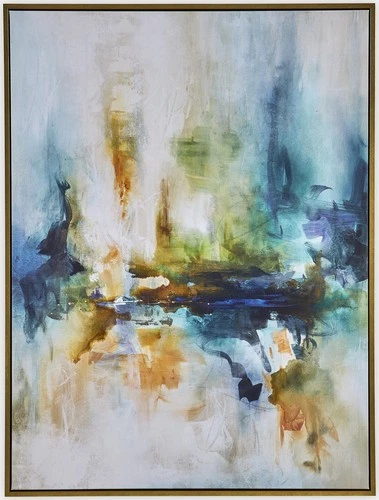 Uttermost 32322 Excursion 56" x 42" Framed Abstract Painting - MultiColor - Picture 6 of 6