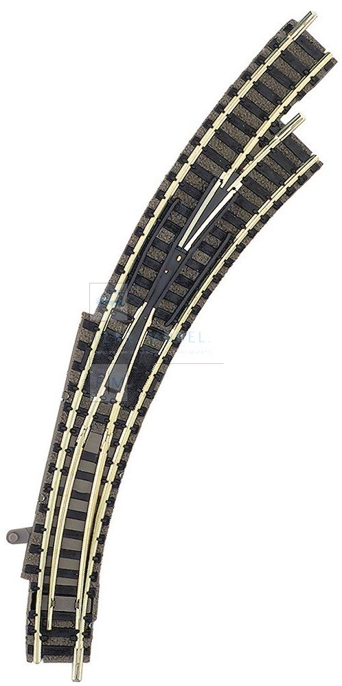 FLEISCHMANN 9175 - Scala N 1:160, deviatoio manuale destro .