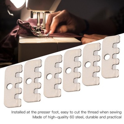 50x Sewing Machine Thread Cutter Installed At Presser Foot Place Cutting Acc SET