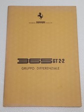 Ferrari 365 Gt 22 Differential Assembly Workshop Manualprinted Italygenuine