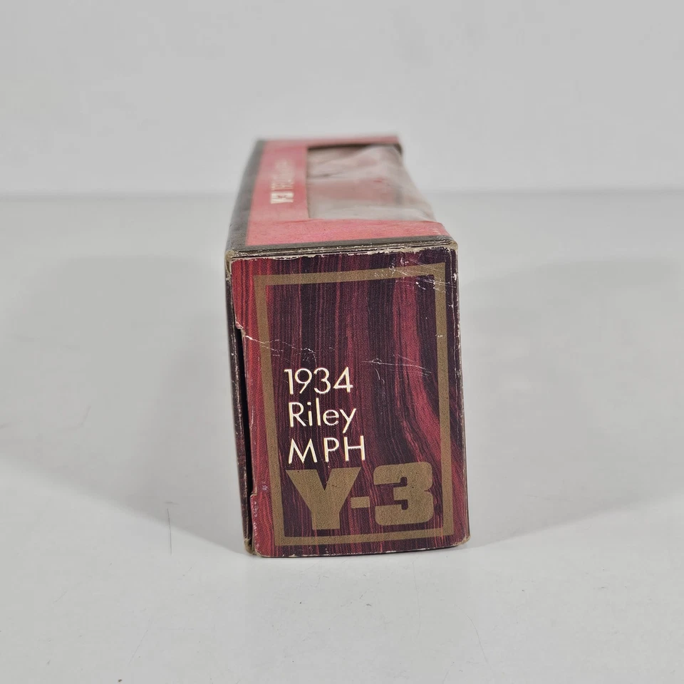 Matchbox Yesteryear Y-3 1934 Riley MPH A Vintage Colour Red Diecast Roadster Box - Image 4 of 4