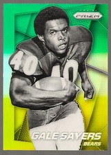 2014 Panini Prizm Gale Sayers #20 Neon Green-Yellow Prizm Chicago Bears