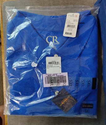 5XL Canyon Ridge Short Sleeve Pocket Men's Blue New with Tags