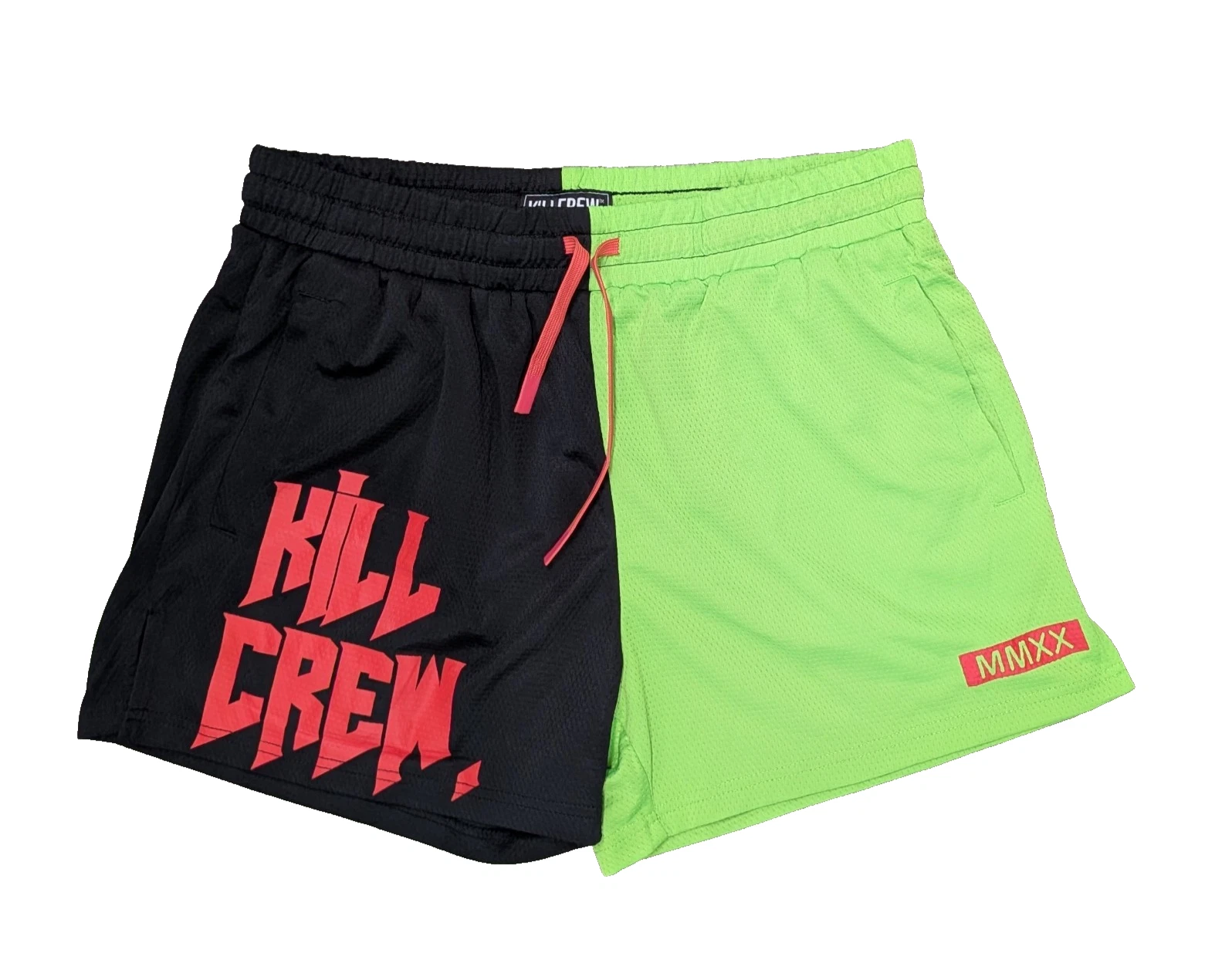 Size XL - KILL CREW - MMXX Mens Shorts Muay Thai Fight Gym Training 2-TONE *EUC*