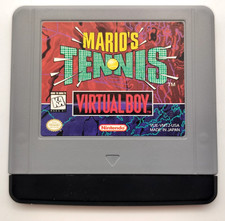 Mario's Tennis (Nintendo Virtual Boy NVB, 1995) *Cart Only* Authentic Tested!
