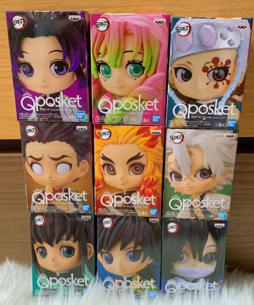 Q Posket Petit Demon Slayer Kimetsu Vol 3 4 5 Figure Lot