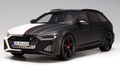 1/18 MotorHelix Audi RS6 Avant in Black & White Limited to 99