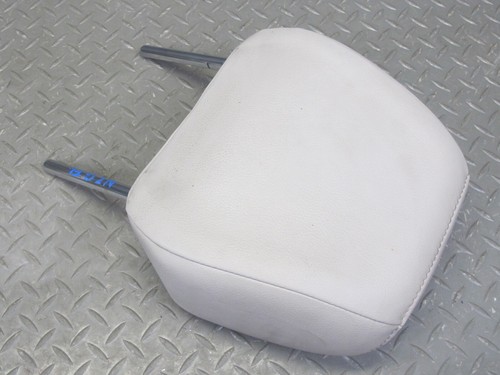 07-09 NISSAN 350Z Z33 CONV SET OF 2 FRONT LEFT & RIGHT LEATHER HEADREST GRAY OEM - Picture 10 of 22