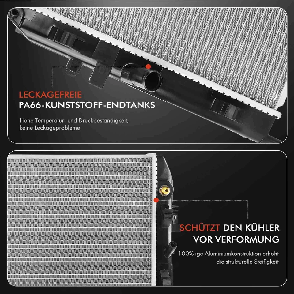 Radiatore acqua radiatore motore cambio automatico per Mazda MX-5 III NC 1.8 2.0L - Immagine 3 di 4