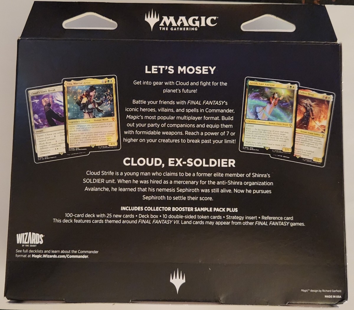 MTG×FF Commander Deck LIMIT BREAK Limit Break MTG—FINAL FANTASY Commander Precon Deck Upgrade Guide