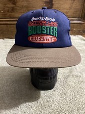 Vintage K-Products Farm Hat Snapback Cap Roundup Ready Booster Made in USA NEW