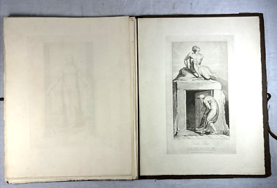 ウィリアム・ブレイク　挿画本　The Grave 銅版画 12点　1903年 William Blake - Robert Blair
