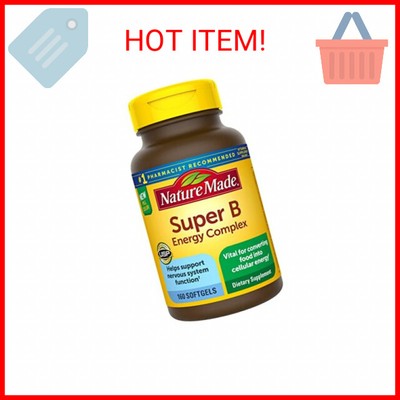 Nature Made Super B Energy Complex, Dietary Supplement for Brain Cell Function S