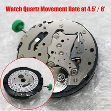 Per MIYOTA OS20 Quartz Watch Movement Date at 4.5’/6’ movimento accessori di ricambio