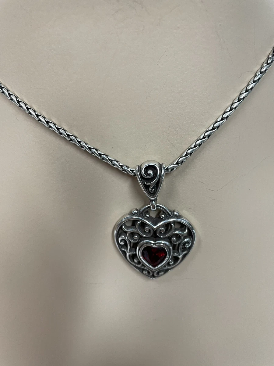 Brighton red heart necklace deals
