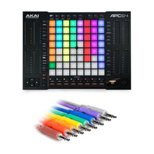 Akai Professional Apc64 Bundle With Hosa Cmm-845 1/8" Ts Patch Cables