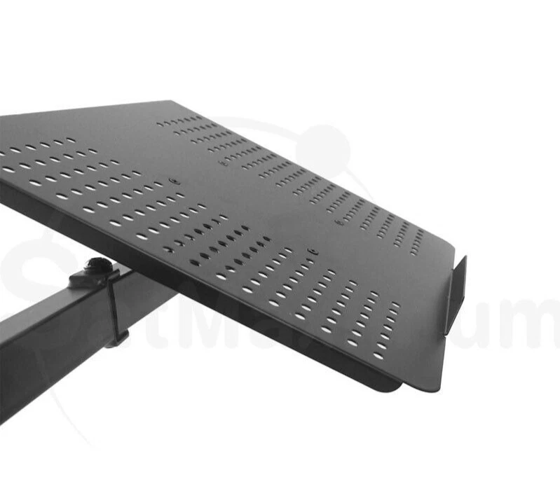 Monitor Stand with Laptop Tray Desk Mount 2-in-1 Dual Arm Fully Adjustable Mount - Image 3 of 4