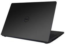 3D CARBON FIBER Vinyl Lid Skin Cover Decal fits Dell Latitude 3560 3570 Laptop