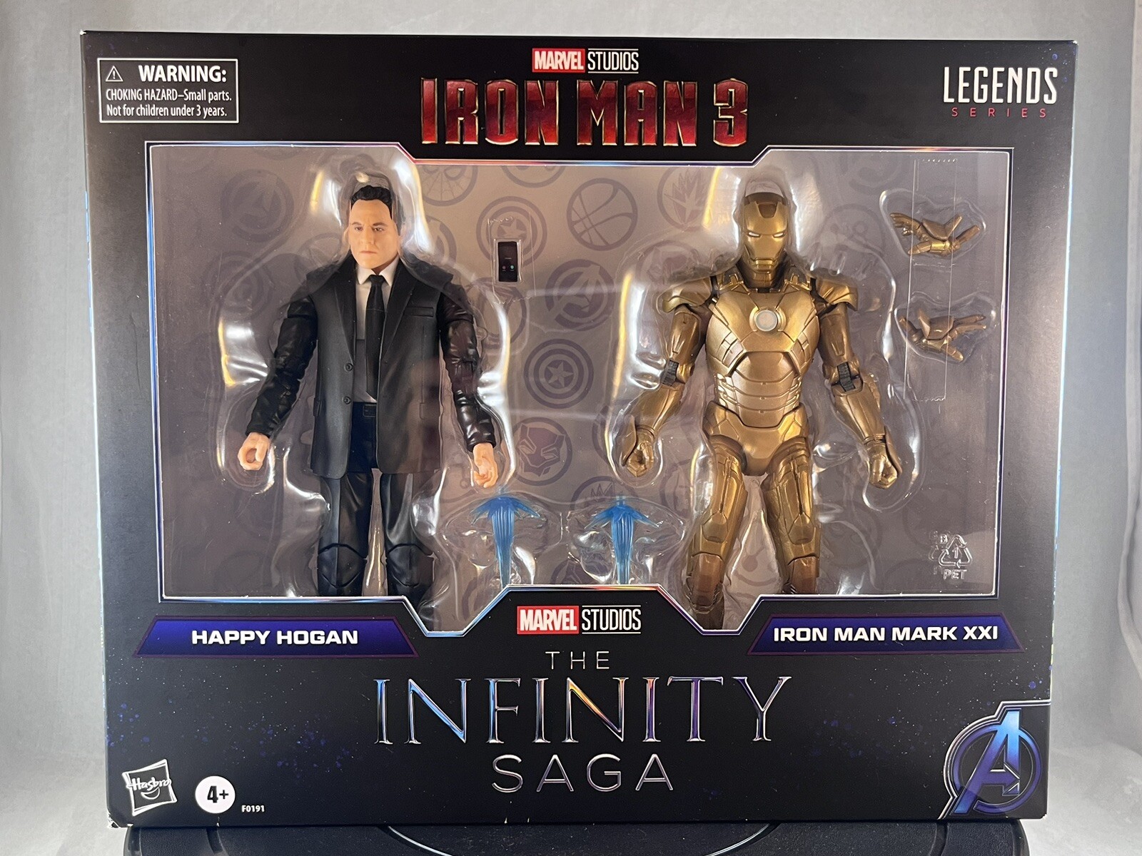 MARVEL LEGENDS HASBRO 2021 INFINITY SAGA IRONMAN 3 HAPPY & MARK XXI 1:12 FIGURES