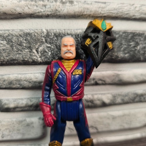 Kenner M.A..S.K Miles Mayhem Buzzard Actionfigur mit Helm Vintage 80er Jahre - Bild 2 von 11