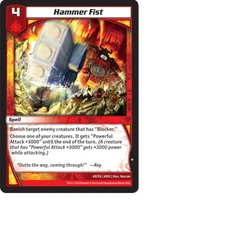 Kaijudo X3 HAMMER FIST Common #40/55 6DSI (Playset) DragonStrike Infernus - 2013
