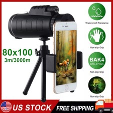 Monocular Telescope 80x100 Monoculars for Adults Compact Portable Monocular