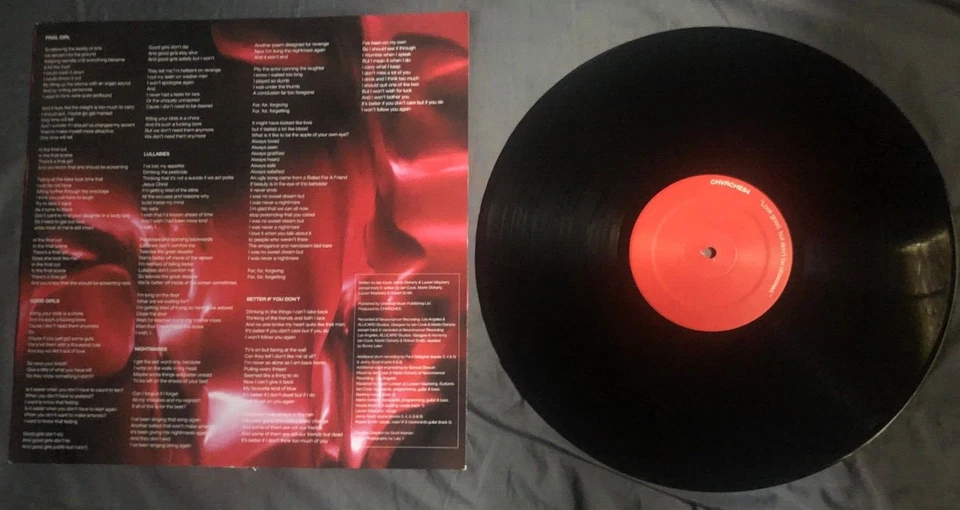 CHVRCHES - Screen Violence - 180 gram Black Vinyl w/ Download - NM - $5 SHIPPING - Image 4 of 4