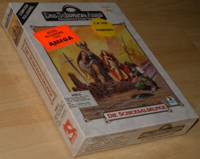 SCHWARZE AUGE: Schicksalsklinge Attic Commodore Amiga ~ BOXED/SEALED COLLECTIBLE