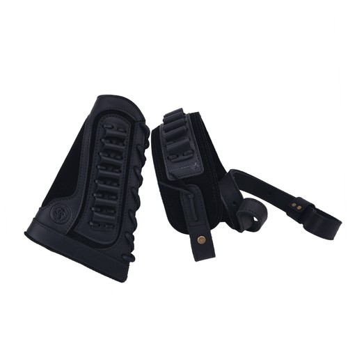 1 Combo of Leather Rifle Shotgun Buttstock Cover +Gun Sling with Swivels.308.22 - Afbeelding 21 van 36